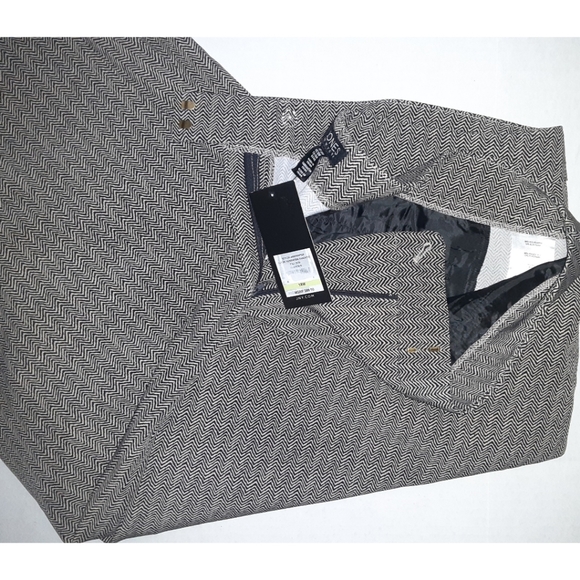 Jones New York Plus Size Herringbone Sandstone Wide-Leg Cullotes - Picture 5 of 13